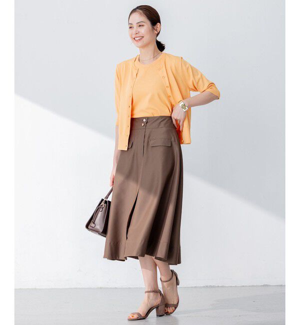 組曲「【5色展開・洗える】MINA半袖 カラーカーディガン」|ニット・セーター|