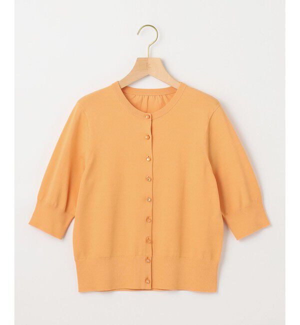 組曲「【5色展開・洗える】MINA半袖 カラーカーディガン」|ニット・セーター|