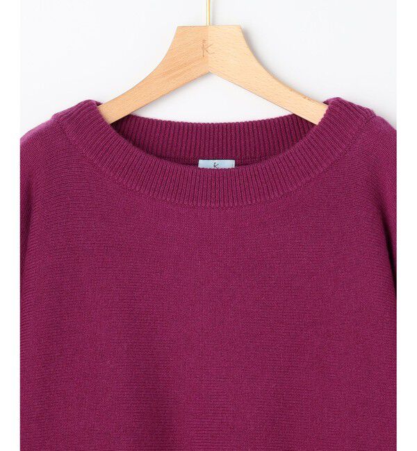 組曲「【加藤ローサさん着用】ウールカシミヤミックスボートネック ニット」|ニット・セーター|