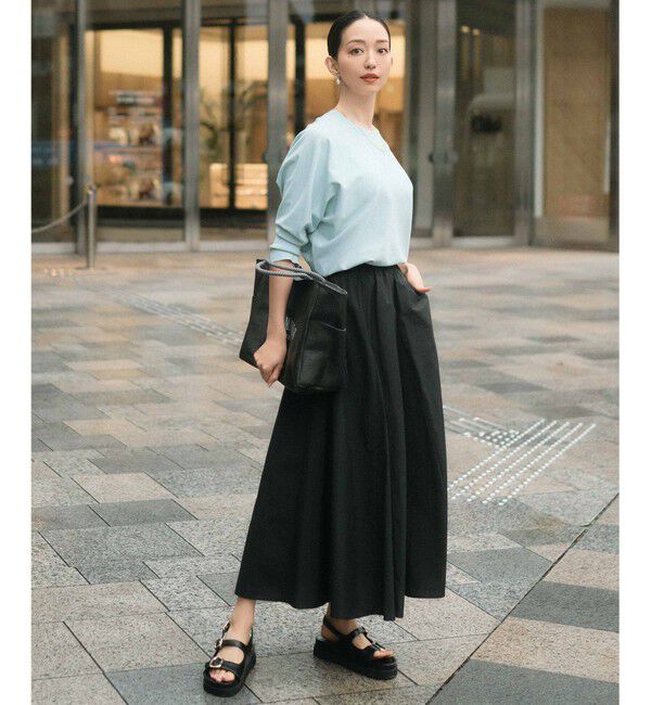 23区「【洗える】コンフォートストレッチ ドルマン ニット」|ニット・セーター|