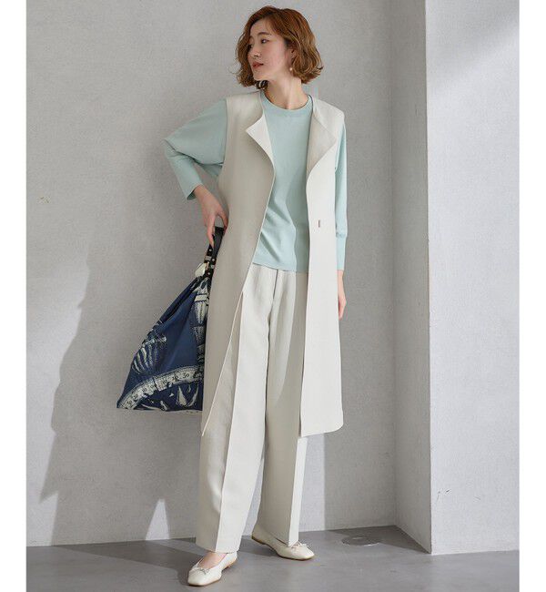 23区「【洗える】コンフォートストレッチ ドルマン ニット」|ニット・セーター|