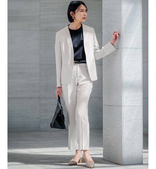 23区「【セットアップ対応/洗える】ドライツイル テーパードパンツ」|その他|