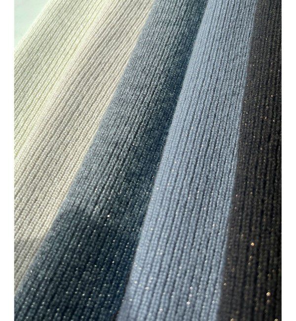 23区「【洗える】ラメウール ドルマンスリーブ ニット」|ニット・セーター|