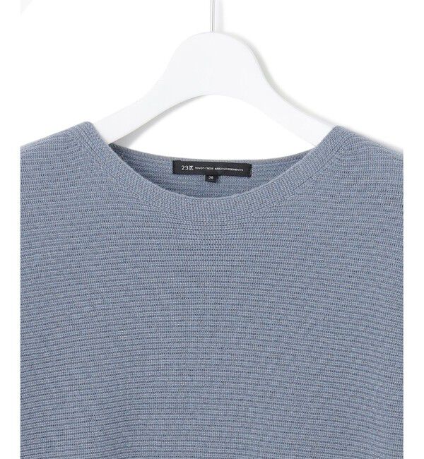 23区「【洗える】ラメウール ドルマンスリーブ ニット」|ニット・セーター|