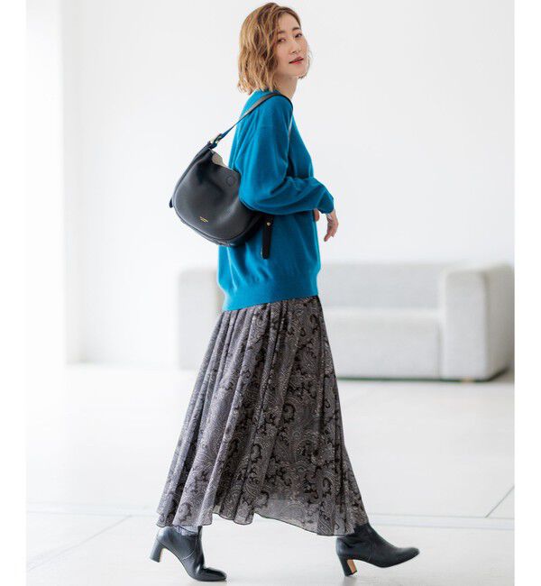 23区「Ratti ペイズリープリント ティアード スカート」|スカート|