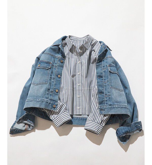 23区「【Oggi3月号掲載/RED CARD TOKYO&times;23区】ショート丈 デニム ジャケット」|デニムジャケット|