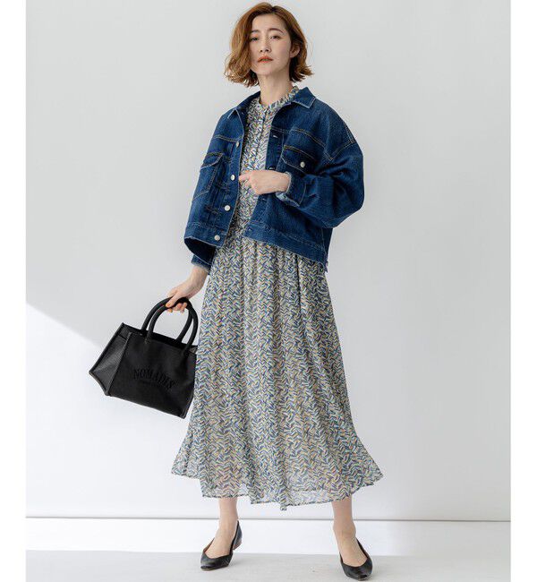 23区「【Oggi3月号掲載/RED CARD TOKYO&times;23区】ショート丈 デニム ジャケット」|デニムジャケット|