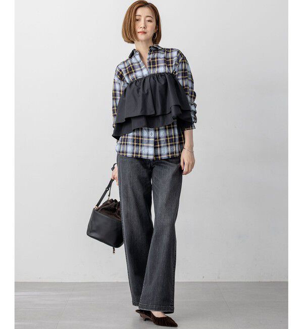 23区「【洗える】マルチタフタ ビスチェ」|Tシャツ・カットソー|