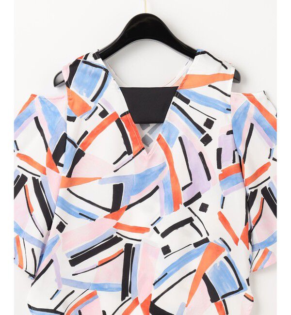 「キカペイントプリントトップ」|シャツ・ブラウス|