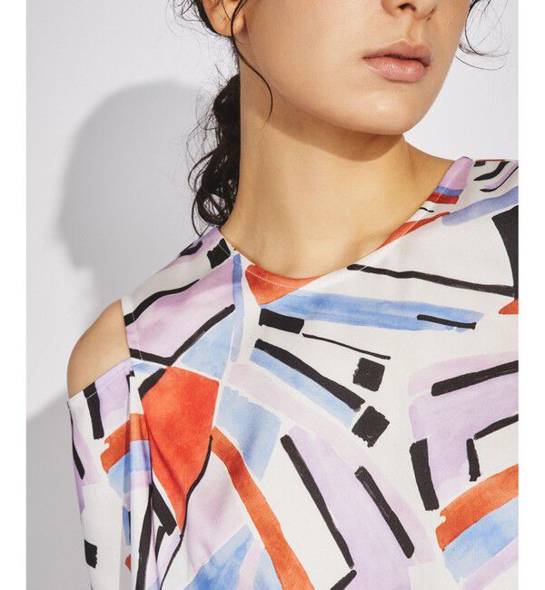  「キカペイントプリントトップ」|シャツ・ブラウス|