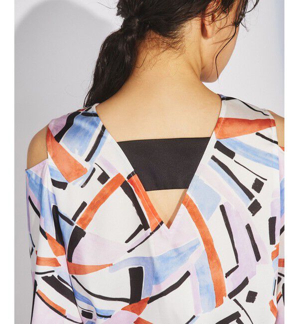  「キカペイントプリントトップ」|シャツ・ブラウス|