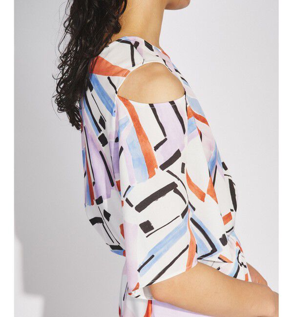  「キカペイントプリントトップ」|シャツ・ブラウス|