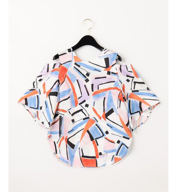  「キカペイントプリントトップ」|シャツ・ブラウス|