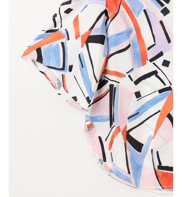  「キカペイントプリントトップ」|シャツ・ブラウス|