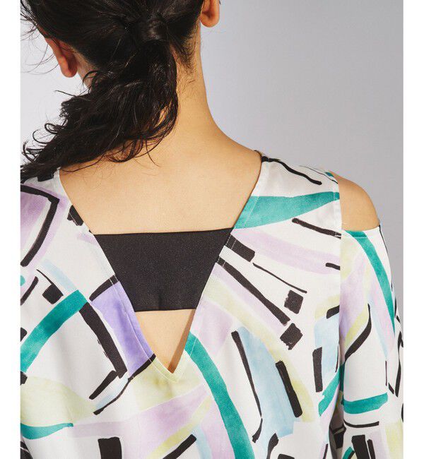  「キカペイントプリントトップ」|シャツ・ブラウス|