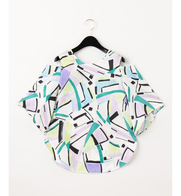  「キカペイントプリントトップ」|シャツ・ブラウス|