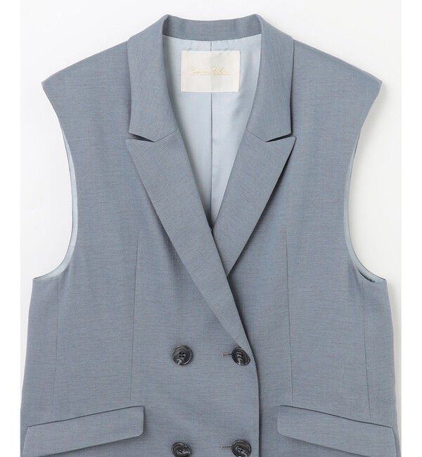 Grace Class「テーラードロングジレコート」|ベスト・ジレ|