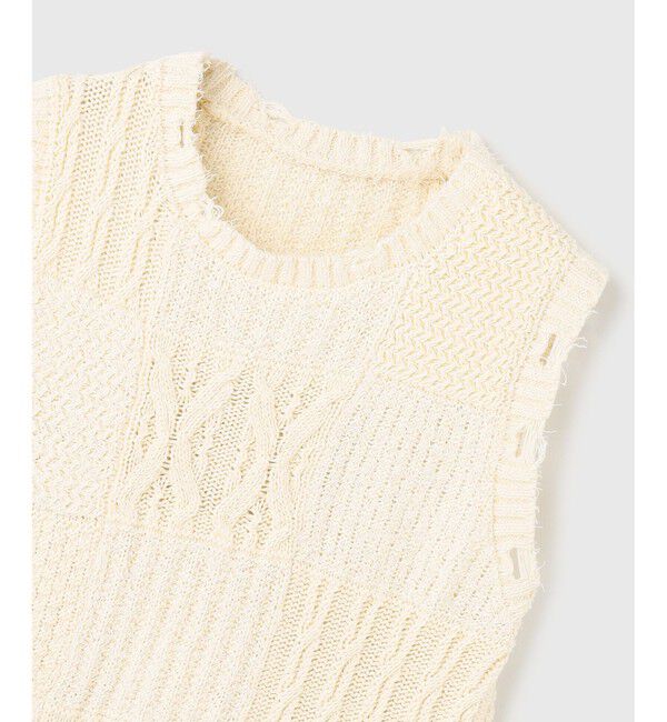 GRACE CONTINENTAL「パッチワークニットトップ」|その他|