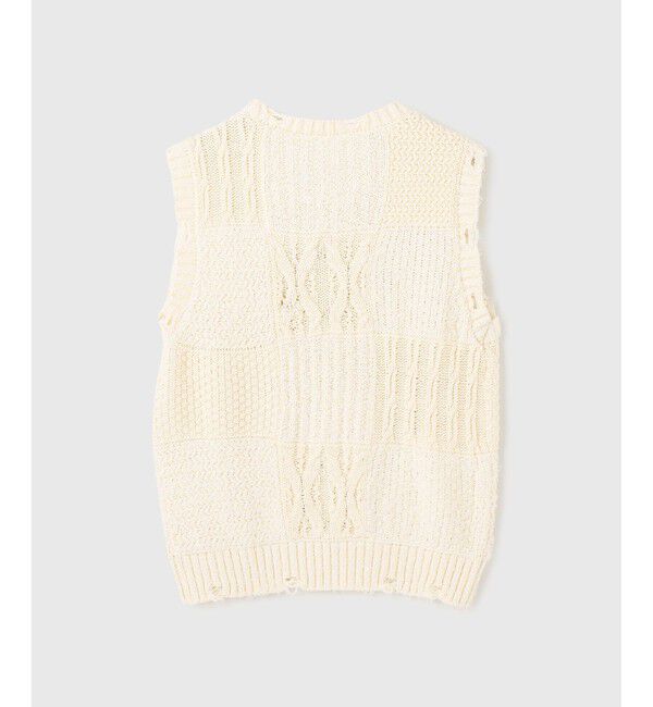 GRACE CONTINENTAL「パッチワークニットトップ」|その他|