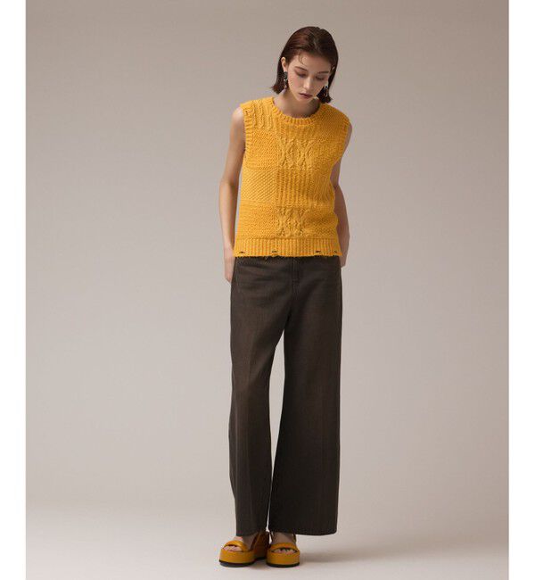 GRACE CONTINENTAL「パッチワークニットトップ」|その他|