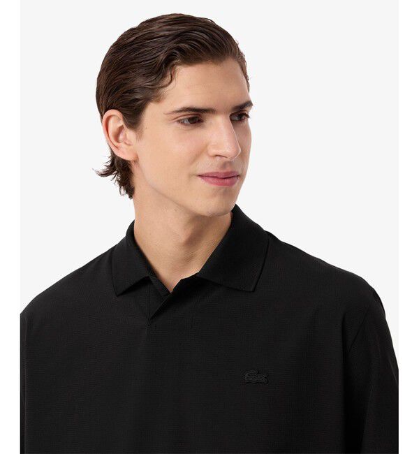 LACOSTE「高通気ファブリック ブレイサブルストレッチ半袖ポロシャツ」|ポロシャツ|