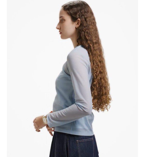 LACOSTE「レイヤードシアートップス キャミソール付き」|Tシャツ・カットソー|