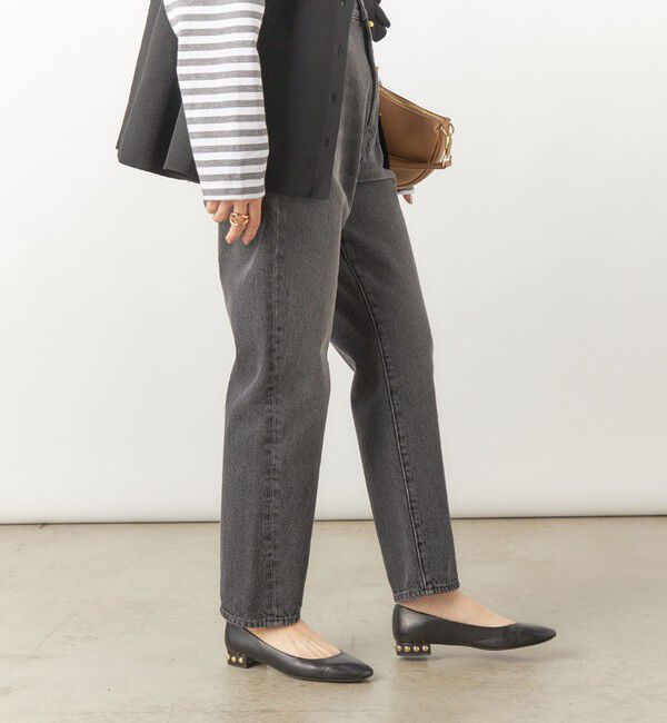 Rie Miller「【RM denim】ハイウエストスリムテーパードデニム」|デニム|