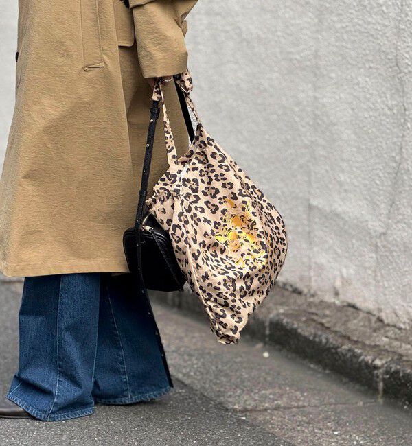 grace grace「【grace grace/グラスグラス】グラスケレオパードサブバッグM」|エコバッグ|