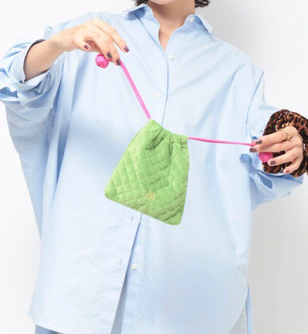 grace grace「【grace grace/グラスグラス】パデッドキンチャクポーチ」|ポーチ|