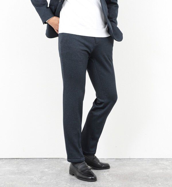 Stutostein「《ビジカジ/セットアップ対応》CORDURA 裏起毛ストレッチパンツ 25AW」|チノ|