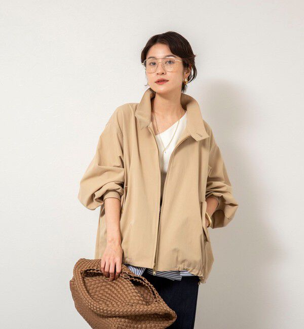 NOLLEY'S「NMPウォッシャブルスウィングトップブルゾン」|ブルゾン・スタジャン|