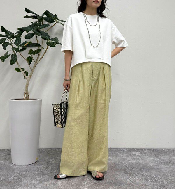 fredy emue「ドライタンブラーイージースラックスパンツ」|スラックス|