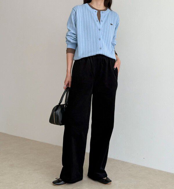 fredy emue「【GEVACO/ゲバコ】カットソーインナー付きカーディガン」|カーディガン|