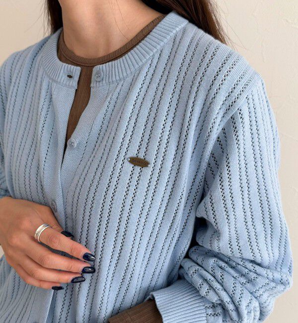 fredy emue「【GEVACO/ゲバコ】カットソーインナー付きカーディガン」|カーディガン|