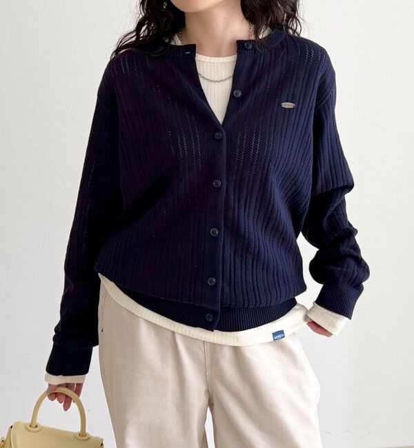 fredy emue「【GEVACO/ゲバコ】カットソーインナー付きカーディガン」|カーディガン|