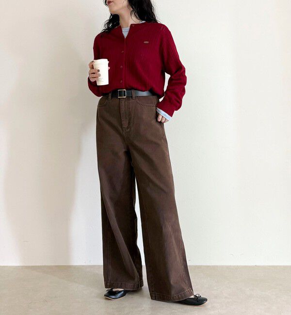 fredy emue「【GEVACO/ゲバコ】カットソーインナー付きカーディガン」|カーディガン|