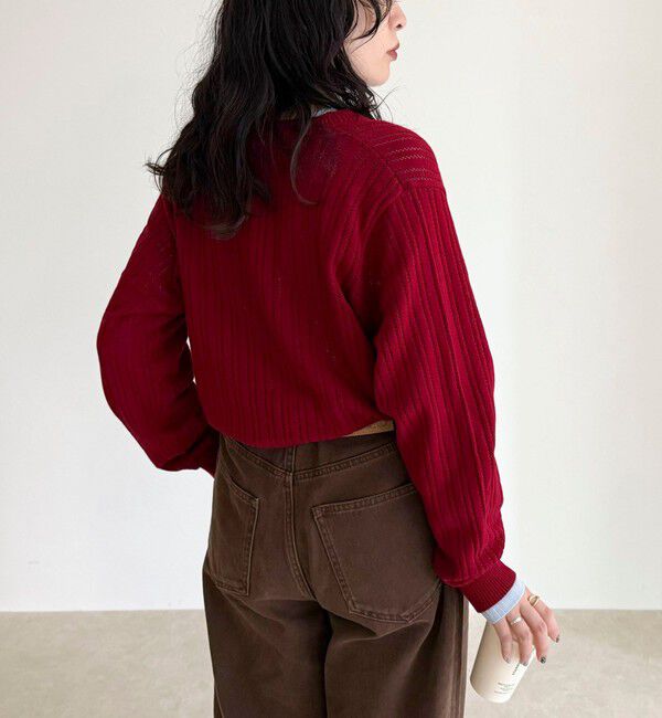 fredy emue「【GEVACO/ゲバコ】カットソーインナー付きカーディガン」|カーディガン|