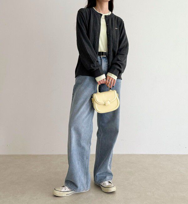 fredy emue「【GEVACO/ゲバコ】カットソーインナー付きカーディガン」|カーディガン|