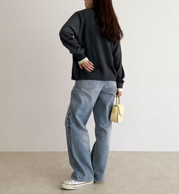 fredy emue「【GEVACO/ゲバコ】カットソーインナー付きカーディガン」|カーディガン|