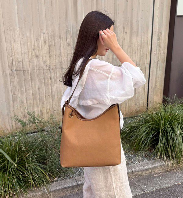 fredy emue「異素材コンビワンハンドルバッグ」|ショルダー・メッセンジャー|