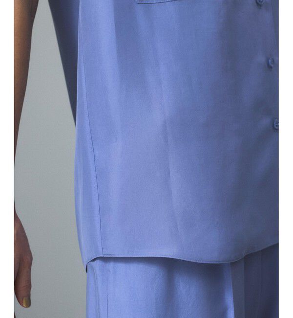 SALON adam et rope'「[25SS]GENTLE SILKジレ【セットアップ対応】」|ベスト・ジレ|