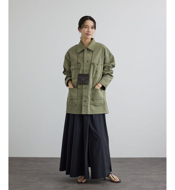 SALON adam et rope'「【WEB・一部店舗限定】スリットフレアスカート」|スカート|