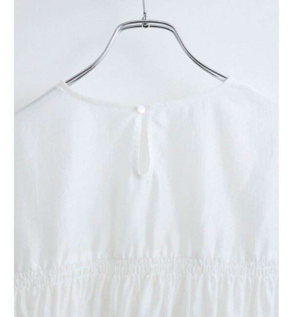 VIS「【洗える】シャーリングブラウス」|シャツ・ブラウス|