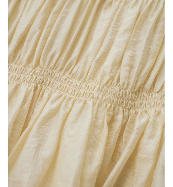 VIS「【洗える】シャーリングブラウス」|シャツ・ブラウス|