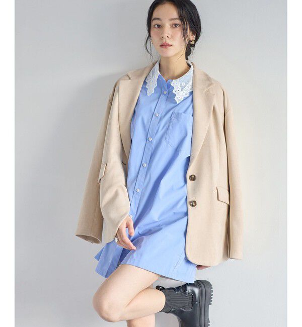 VIS「オーバースエードテーラードジャケット」|テーラードジャケット|