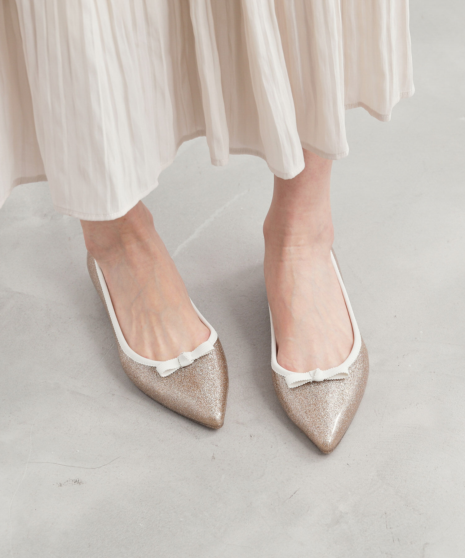 ROPE PICNIC PASSAGE「【TEMPERATE/テンパレイト別注】IRMA GLITTER」|レインシューズ|