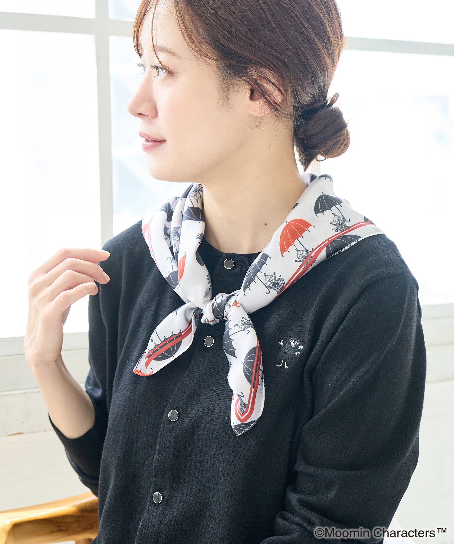 ROPE PICNIC PASSAGE「【MOOMIN &times;ROPE' PICNIC】スカーフ」|バンダナ・スカーフ|