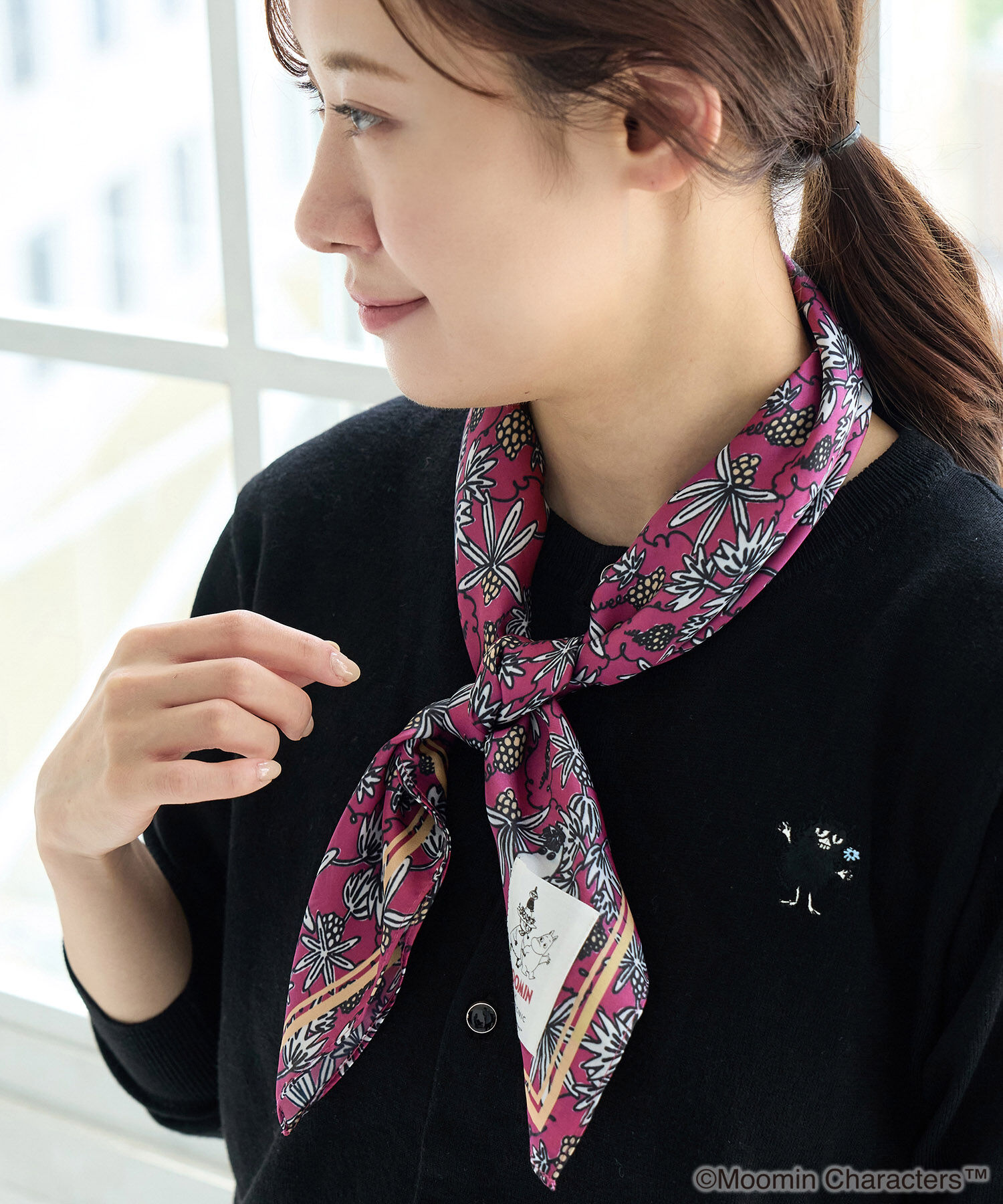 ROPE PICNIC PASSAGE「【MOOMIN &times;ROPE' PICNIC】スカーフ」|バンダナ・スカーフ|