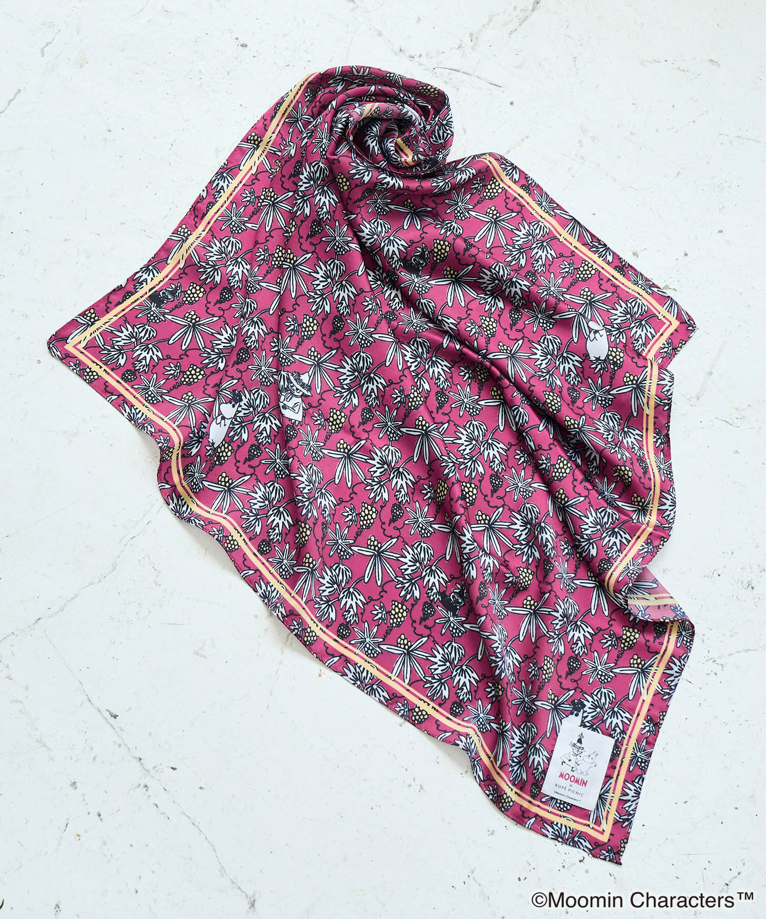 ROPE PICNIC PASSAGE「【MOOMIN &times;ROPE' PICNIC】スカーフ」|バンダナ・スカーフ|