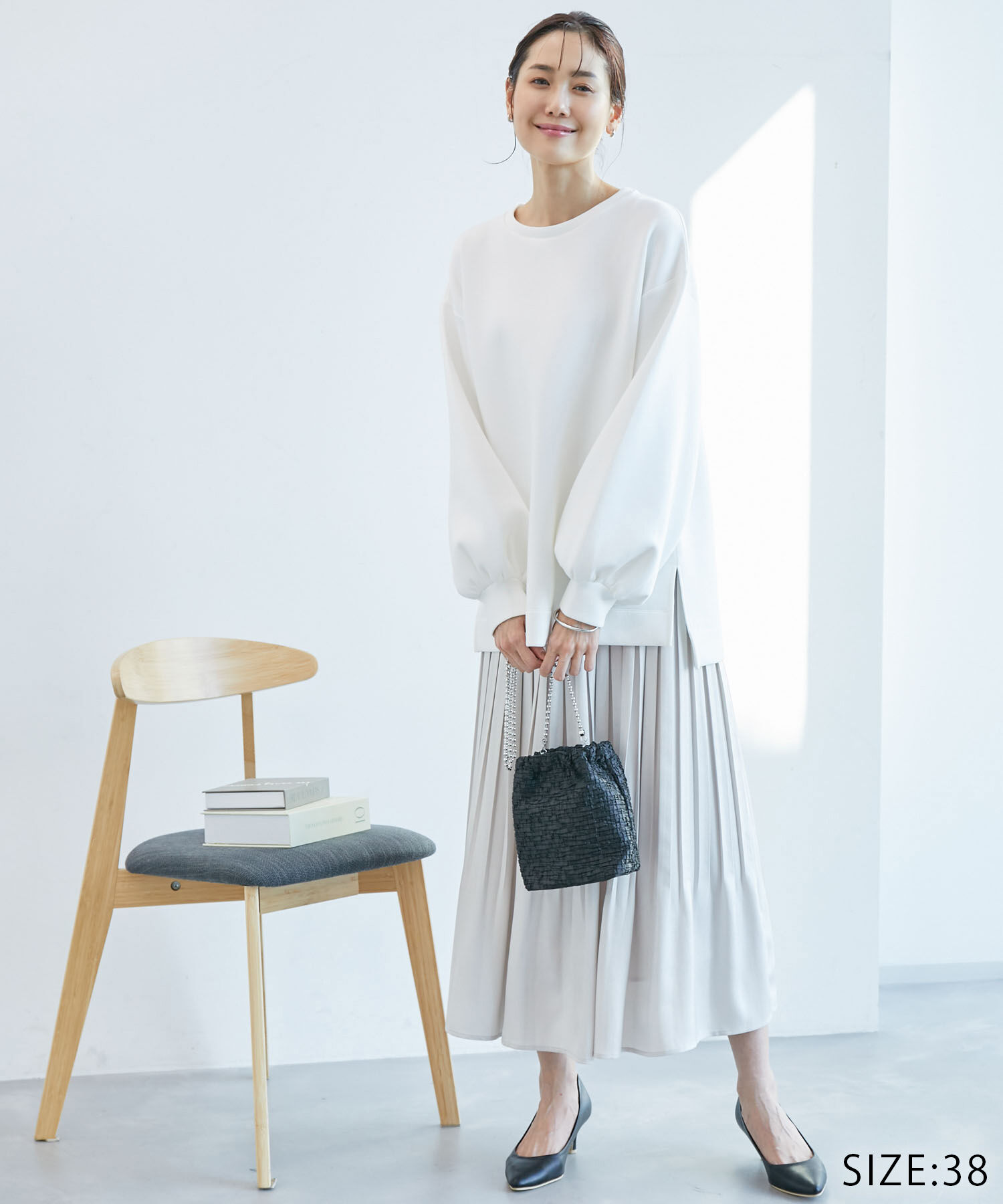 Rope&rsquo;Picnic「着丈が選べるダンボールプルオーバー」|スウェット・ジャージ|